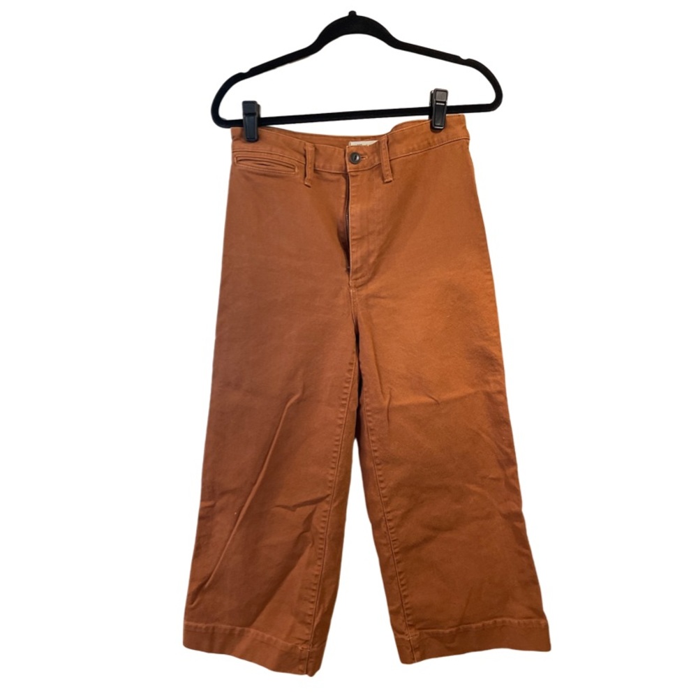 Madewell cropped wide leg pants